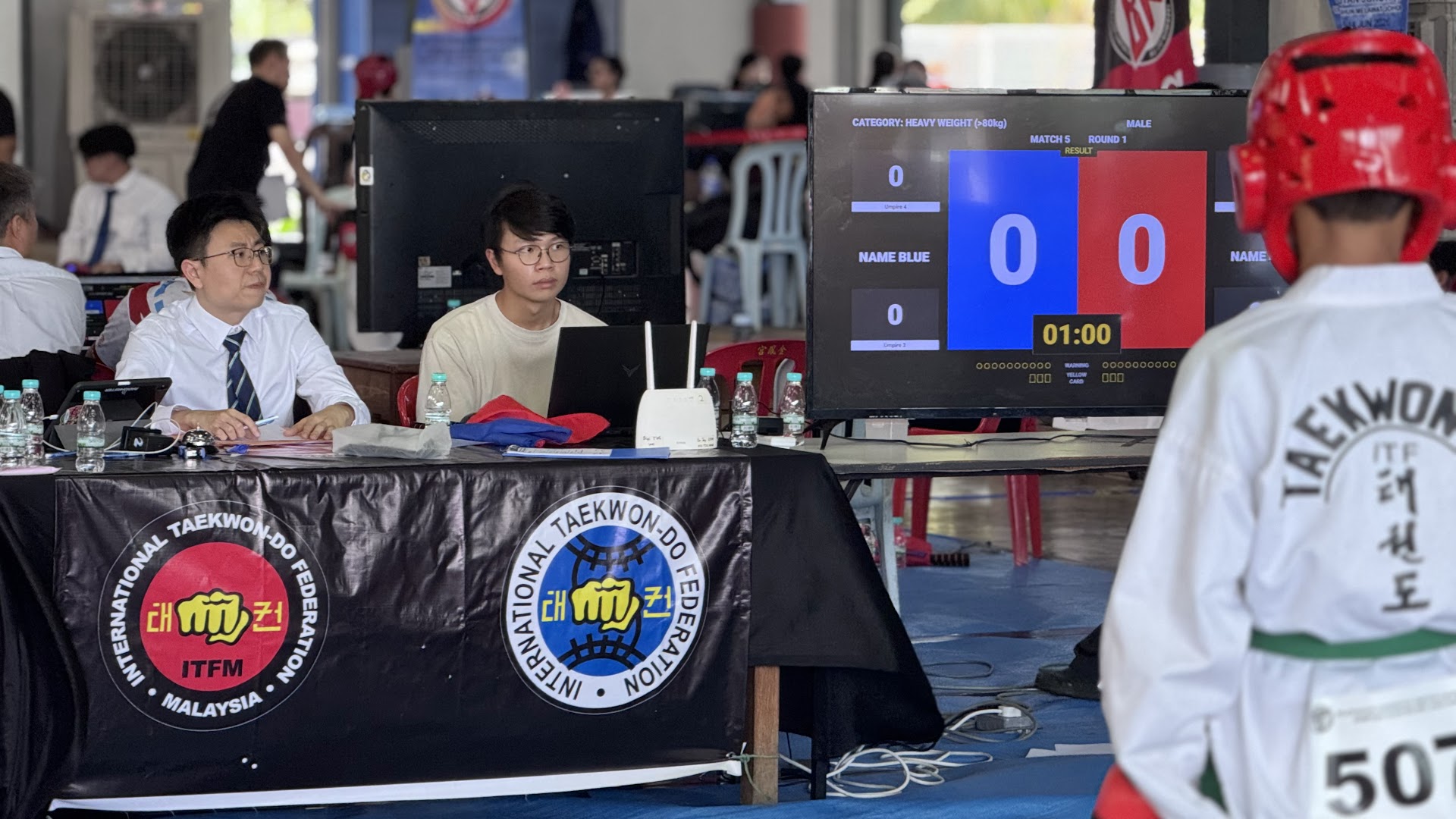eJuri scoring at the Batu Pahat test-run